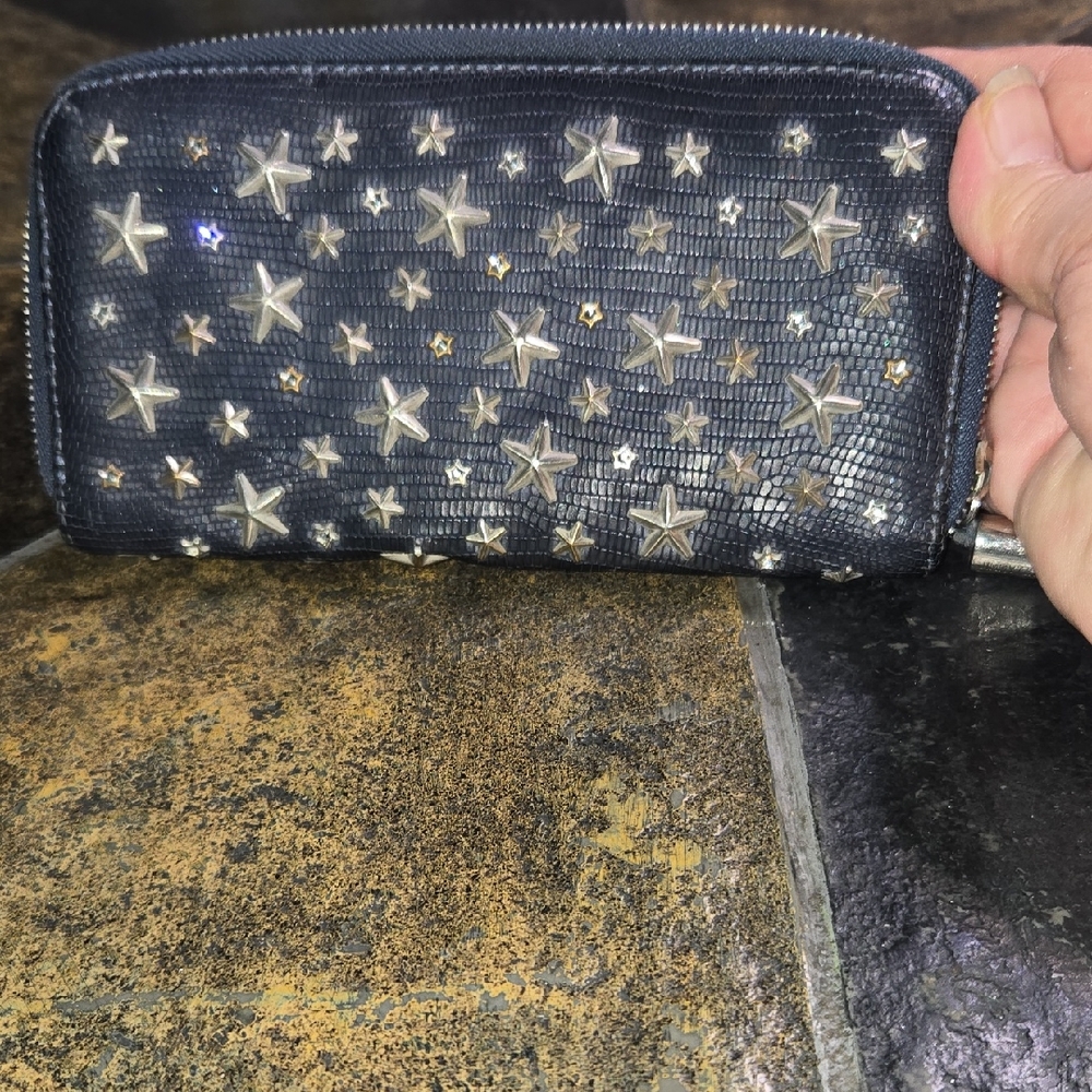 Jimmy Choo Blue Wallet